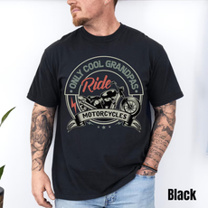 Only Cool Grandpas Ride Motocycles Men T-Shirt
