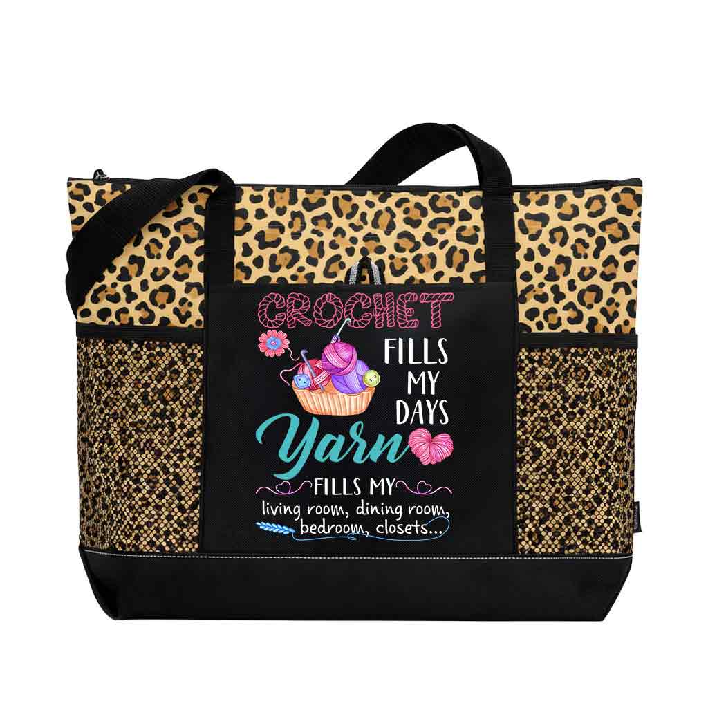 Crochet Fill My Days Tote Bag Supler Store