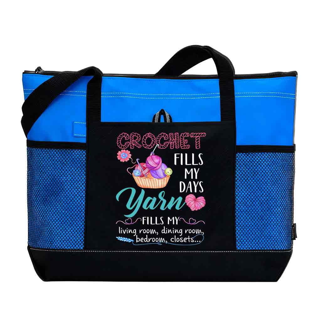 Crochet Fill My Days Tote Bag Supler Store