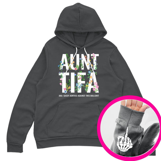 Antifa Floral Funny Hand Hoodie T-Shirt Supler Store