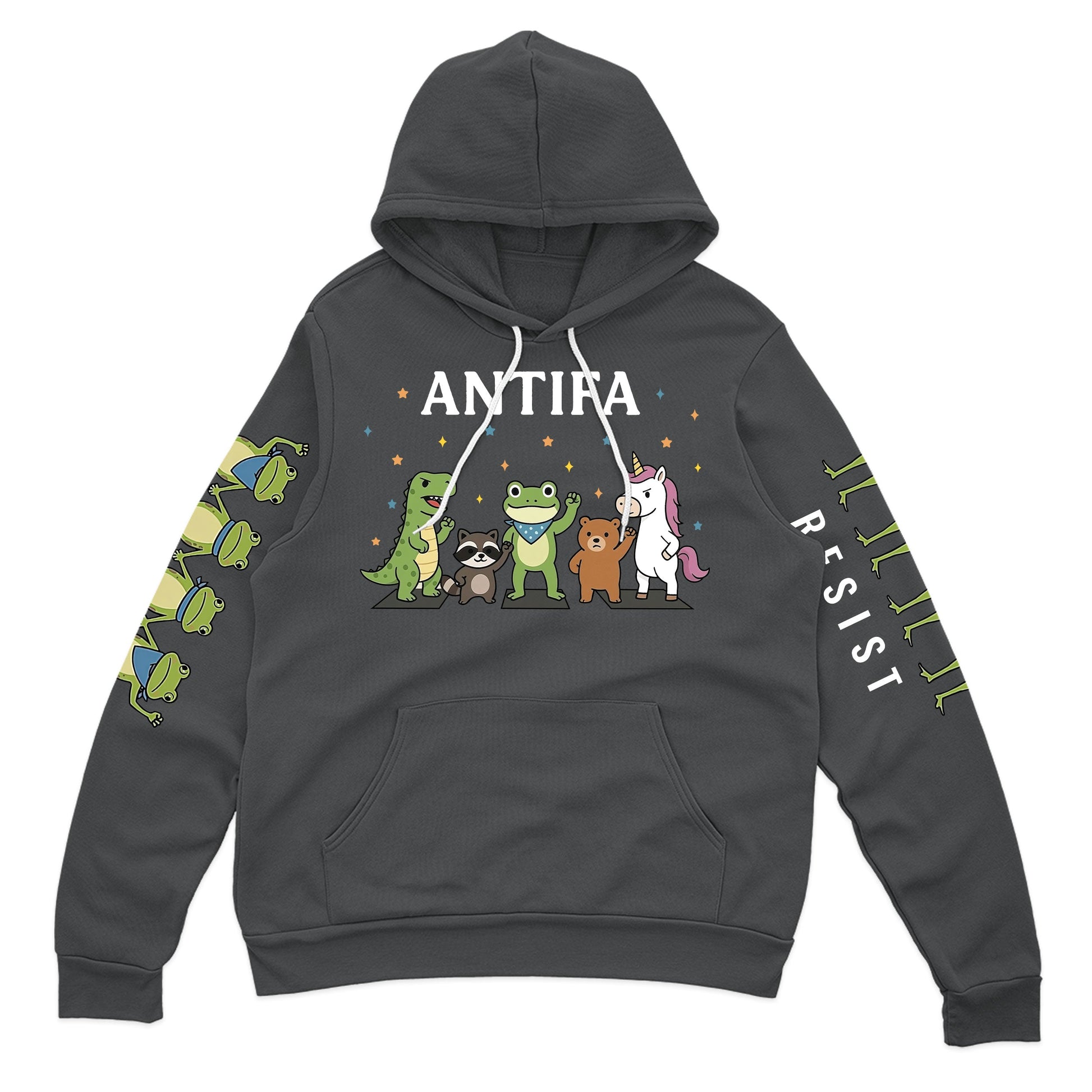 Antifa Portland Frog Resist Hoodie T-Shirt Supler Store