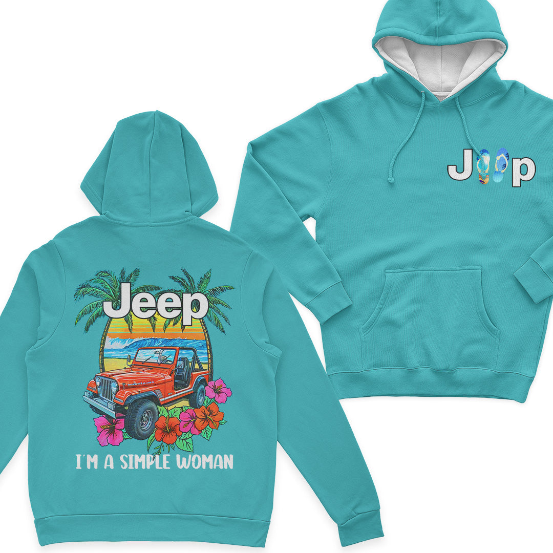 Jeep Beach I'm A Simple Woman Hoodie T-Shirt Supler Store