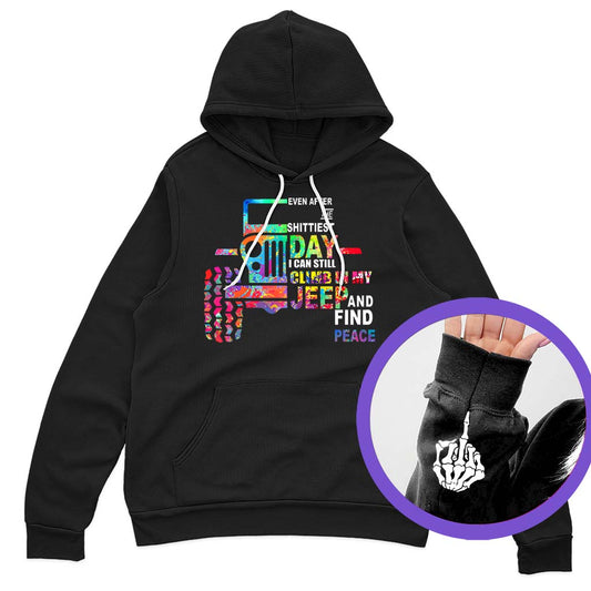 Jeep Find Peace Funny Hand T-Shirt Hoodie Supler Store