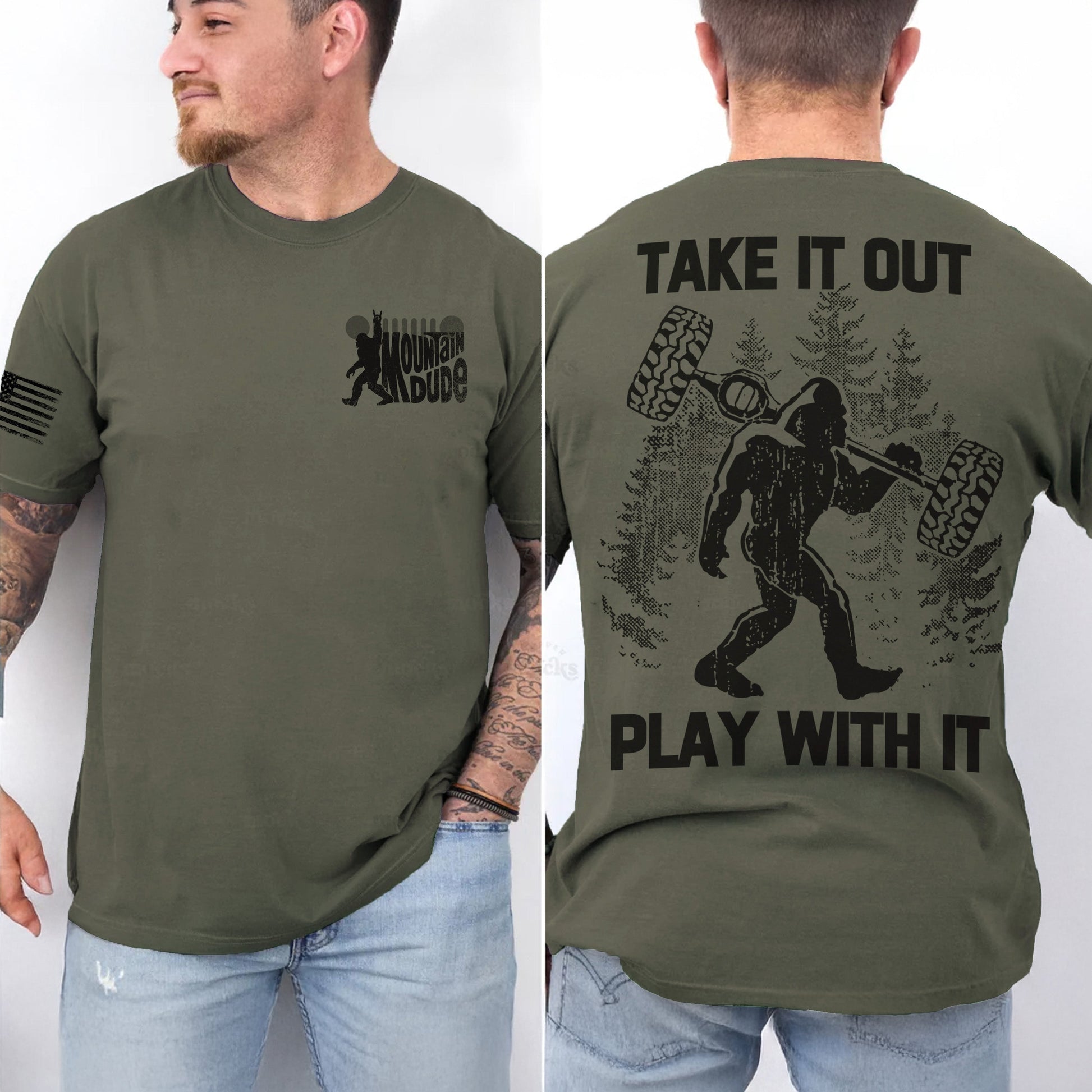 Jeep Sasquatch Bigfoot Off Road 4x4 Funny Outdoor T-Shirt Hoodie Supler Store