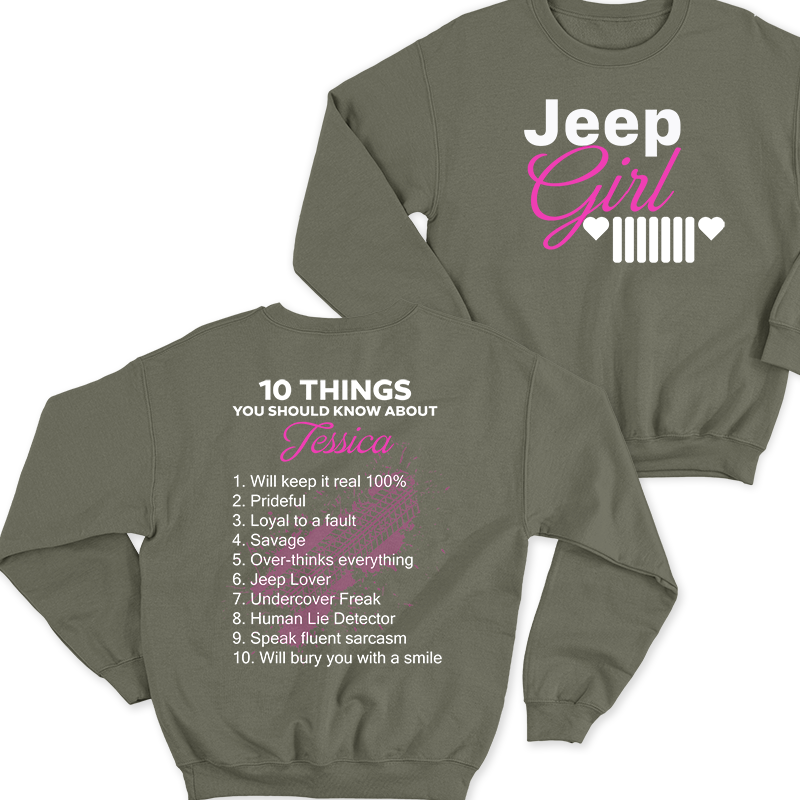 Personalized Jeep Girl Lover T-Shirt Supler Store