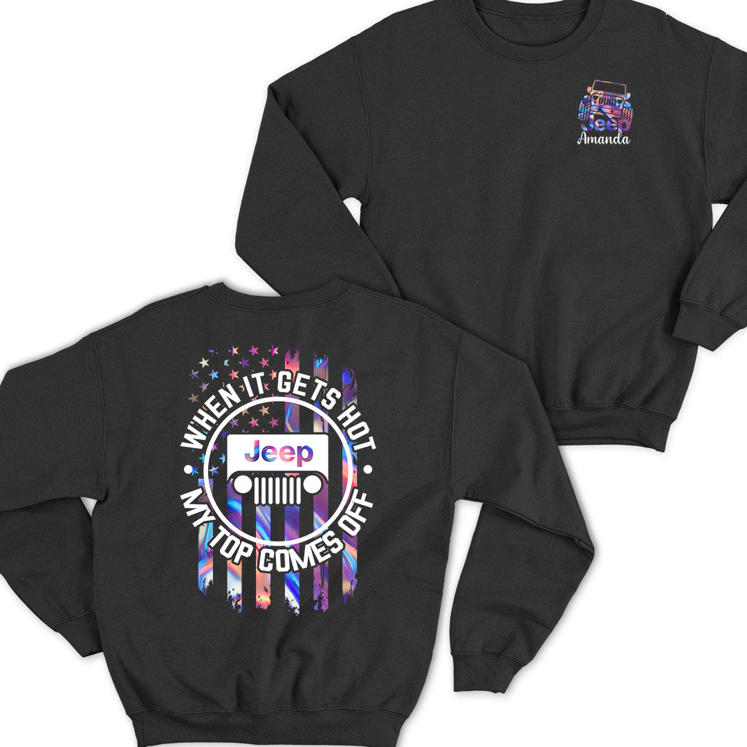 Personalized Jeep When It Gets Hot Tank Top Supler Store