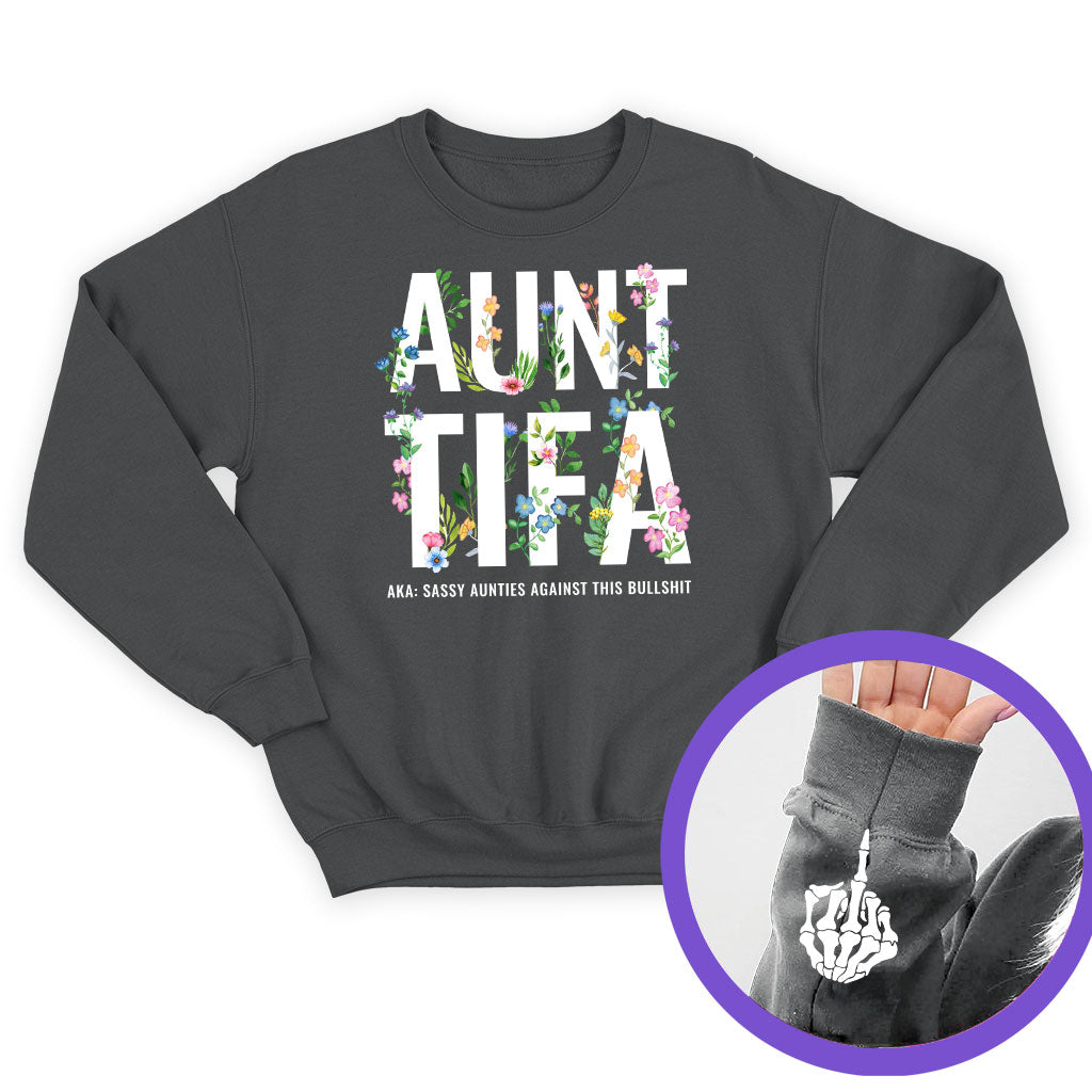 Antifa Floral Funny Hand Hoodie T-Shirt Supler Store
