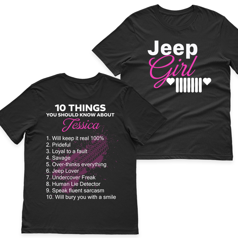 Personalized Jeep Girl Lover T-Shirt Supler Store