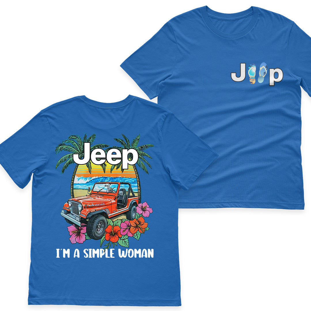 Jeep Beach I'm A Simple Woman Hoodie T-Shirt Supler Store