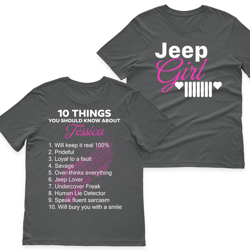 Personalized Jeep Girl Lover T-Shirt Supler Store
