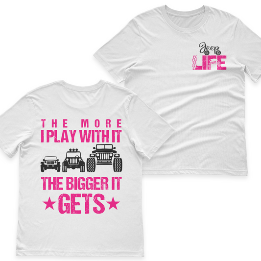 Jeep The More I Play With It The Bigger It Gets T-Shirt Hoodie Supler Store
