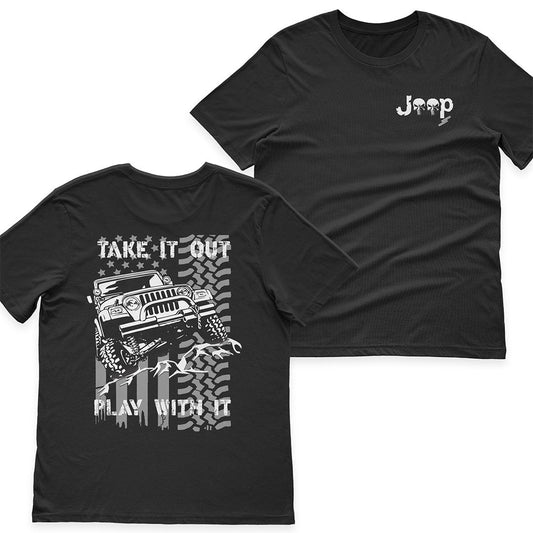 Jeep American Flag Take It Out & Play With It Men T-Shirt Hoodie Supler Store