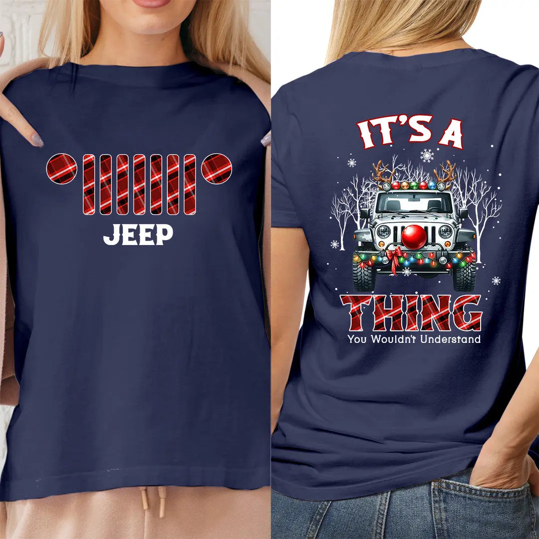 It's a Jeep Thing Christmas Gift Long Sleeve T-Shirt Supler Store