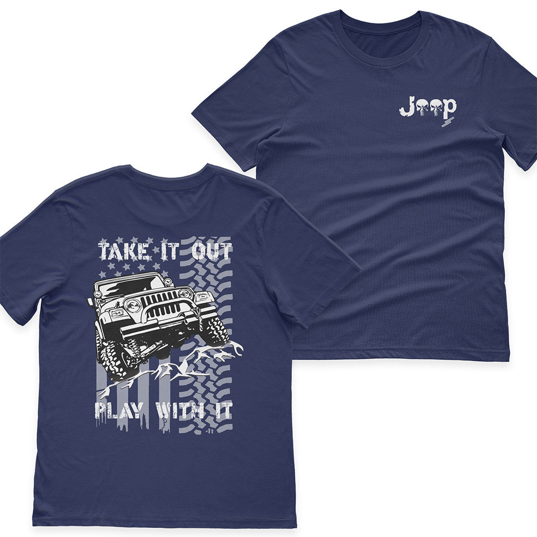 Jeep American Flag Take It Out & Play With It Men T-Shirt Hoodie Supler Store