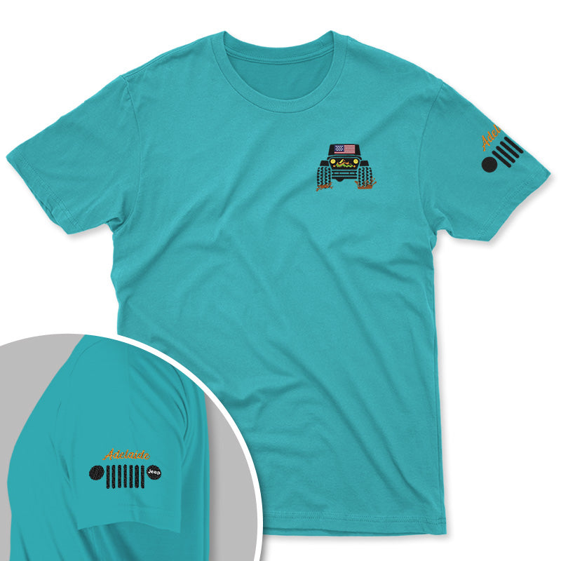 Personalized American Jeep Offroad Embroidered T-Shirt Hoodie Supler Store