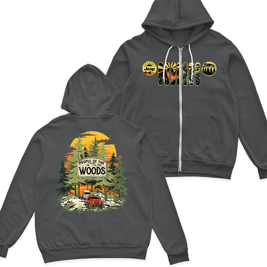 Jeep In The Woods Hoodie T-Shirt Supler Store
