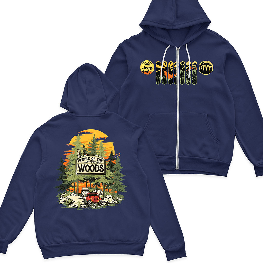 Jeep In The Woods Hoodie T-Shirt Supler Store
