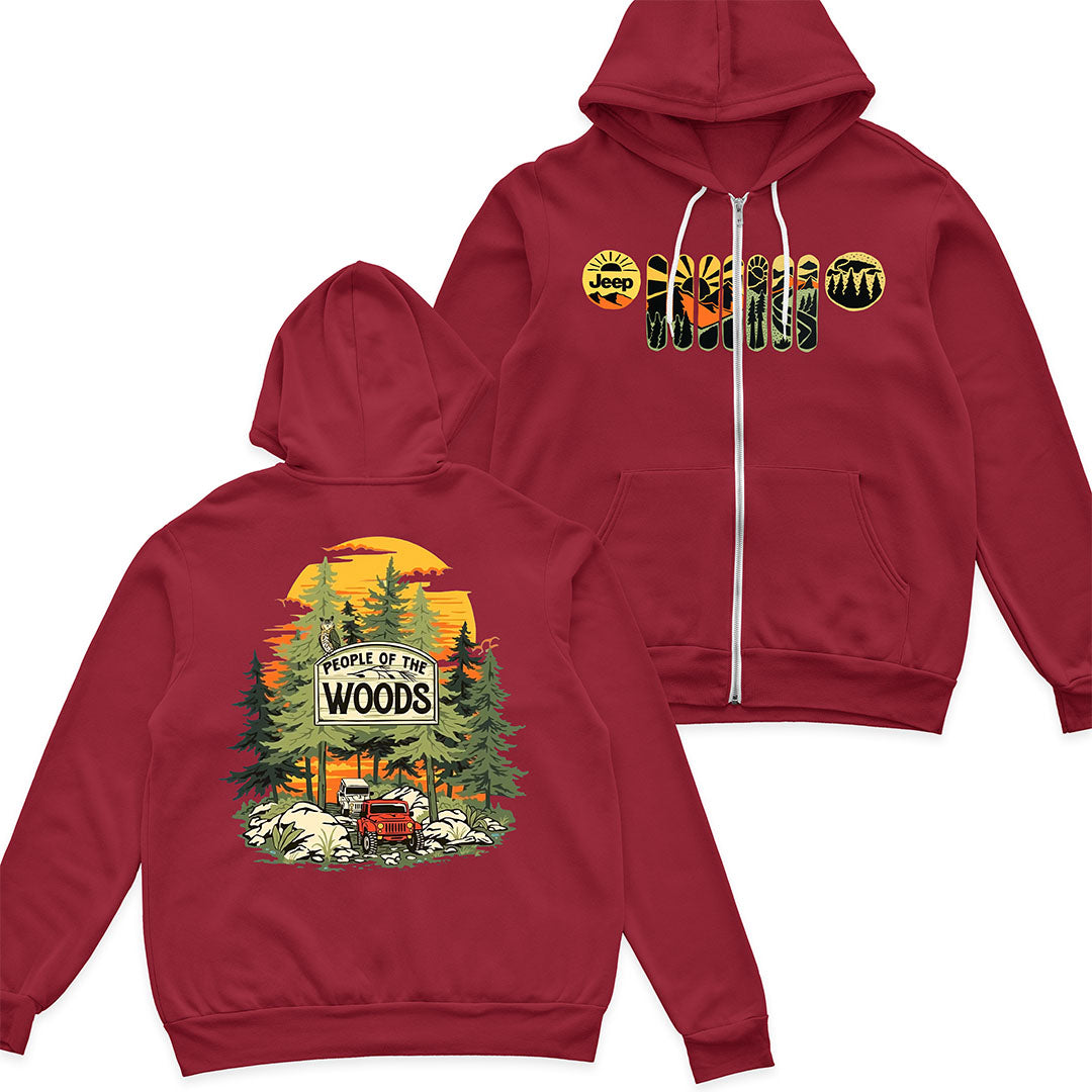 Jeep In The Woods Hoodie T-Shirt Supler Store