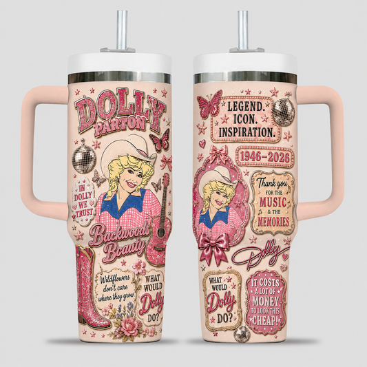 Dolly Parton Backwoods Beauty Tumbler