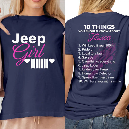 Personalized Jeep Girl Lover T-Shirt Supler Store